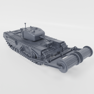 Churchill AVRE Mk.IV with Bobbins Type B - closed hatch - various scales