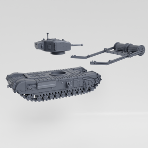 Churchill AVRE Mk.IV with Bobbins Type B - open hatch - various scales