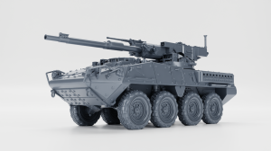 M1128 Sryker MGS (105mm) - zamknięty właz - różne skale