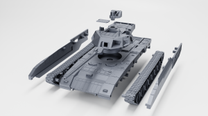 T-14 Armata - otwarte włazy - różne skale