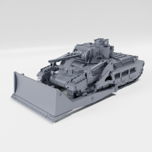 Matilda A12 Mk.III Dozer (z lemieszem Britstand) - zamknięty właz - różne skale