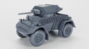 Ciężki samochód pancerny Rhino - zamknięty właz - różne skale