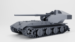 Waffentrager E-100 - zamknięty właz - różne skale