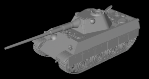 Panzer V Panther II (1943) - kadłub bez ekwipunku - otwarty właz - różne skale