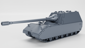 Sturmgeschutz Maus (STUG Maus) - zamknięty właz - różne skale