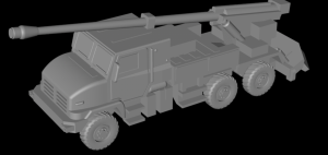 Haubica 155mm Ceasar na podwoziu Renault Sherpa - różne skale