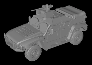 ADF Hawkei PMV z wieżą RWS - różne skale