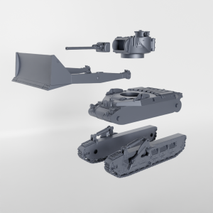 Main Battle Tank Challenger 2 - open hatch - various scales (1) (1)