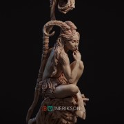 NK_Eshvara the Cursed Faun_Clay Render-4.jpg