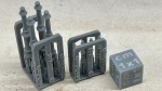 Słupki ozdobne retro 800mm - 4 sztuki - 1:43