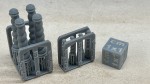 Słupki ozdobne spiralne 800mm - 4 sztuki - 1:43