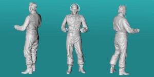 German WWII tank crew - variant 4 - various scales