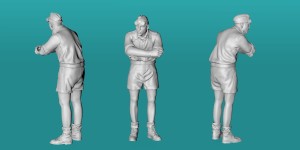 German WWII Afrika Korps tank crew - variant 4 - various scales