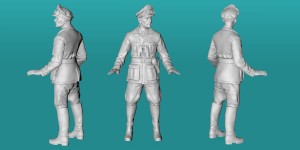 German WWII Afrika Korps tank crew - variant 5a - various scales
