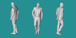 Cywile - Mężczyzna w garniturze