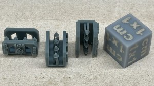 Światła obrysowe podstawa ASU-85/T-55 - 4 sztuki - 1:35