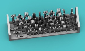 Additional set of tools 6,5-8,5mm (50 pieces)