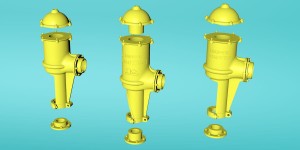 Żuraw wodny - korpus gładki - 1:25