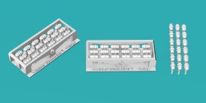 Złączki gumowe 1 - duże - 3 x 6 sztuk