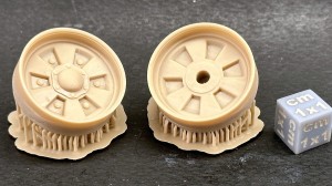 Koła jezdne T-72 - spalone - 1:25
