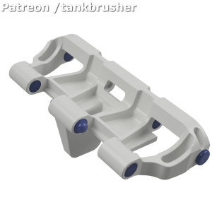 Type 6A tracks for PzIII/PzIV no ice cleats (click) - 220 pieces - 1:25