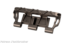 Type 5C tracks for PzIII/PzIV w/ice cleats (pin) - 220 pieces - 1:25