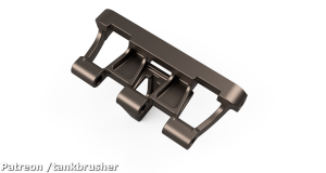 Type 1 tracks for PzIII/PzIV - long guide horn (click) - 220 pieces - 1:25