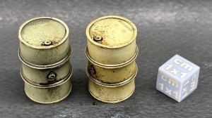 Beczki niemieckie 200l - 3 sztuki - 1:48