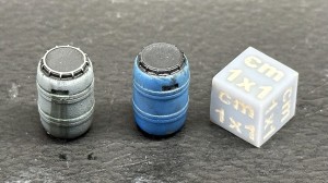 Beczki plastikowe 30 litrów - 3 sztuki - 1:72