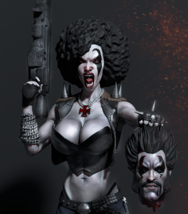 Lady Lobo - version 2 - 1:12 scale