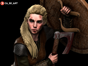 Lagertha (Wikingowie) -różne skale