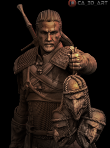 Geralt (Witcher) - 1:12 scale