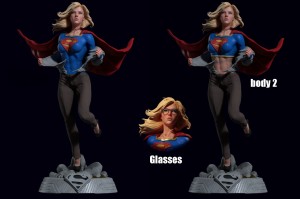Supergirl - version 2 - 1:12 scale