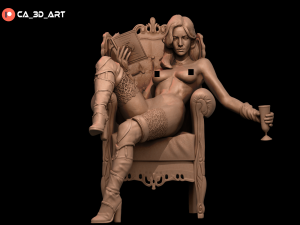 Yennefer NSFW (Witcher) - 1:12 scale