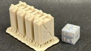 British WWII watercans - 4 pieces - 1:25