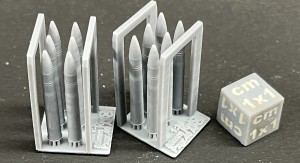 Amunicja 88mm do KwK36 - Pzgr.40 APCR - 6 sztuk - 1:48