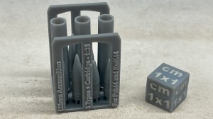 Amunicja 128mm do Pak44 - miks - 11 sztuk - 1:35