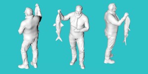 Civilians - Fisherman (with fish)