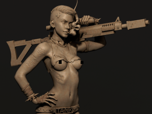 Tank Girl - NSFW - 1:12 scale