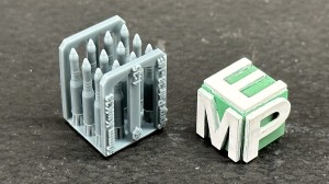 Amunicja 5cm KwK38 - HE - 10-12 sztuk - 1:35