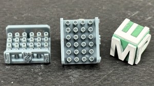 Łuski granatów 40mm - 20 sztuk - 1:25