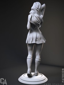Civilians - Girl in short skirt - various scales