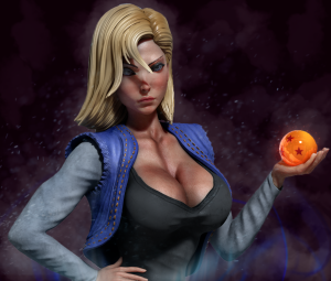 Android 18 (Dragon Ball) - version 1 - 1:12 scale
