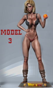 Android 18 (Dragon Ball) - version 3 - 1:12 scale