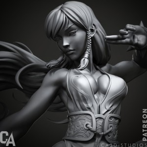 Chun-Li - type 2 - 1:12 scale