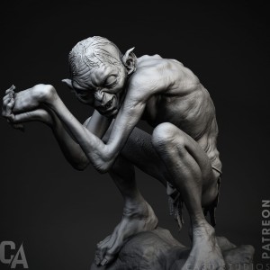 Gollum (LotR)- 1:12 scale