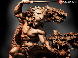 Hercules and hydra - 1:12 scale