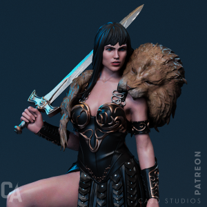 Xena - version 2 - 1:12 scale