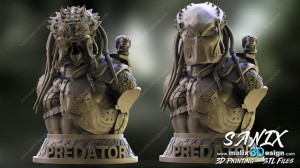 Predator - w masce - Popiersie - różne skale