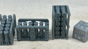 Wyrzutnie granatów dymnych Tucha - pełne - typ 1 - 12 sztuk - 1:25